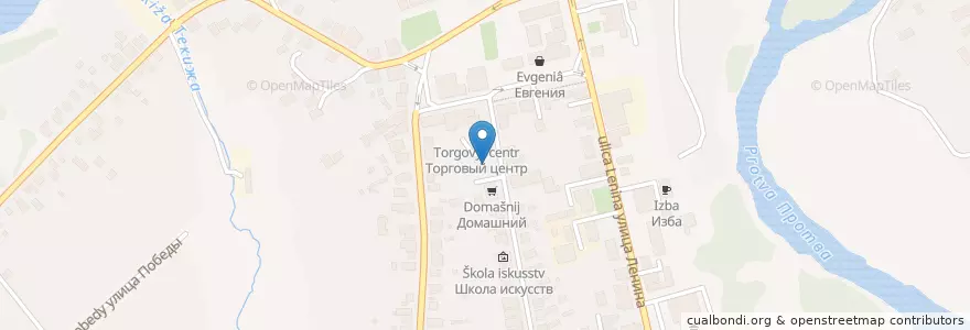 Mapa de ubicacion de Кимико en Rusya Federasyonu, Центральный Федеральный Округ, Kaluga Oblastı, Боровский Район, Городское Поселение Боровск.