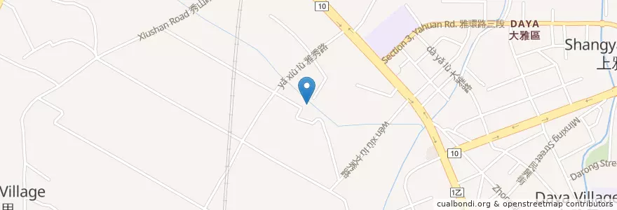 Mapa de ubicacion de 大雅區 en 臺灣, 臺中市, 大雅區.