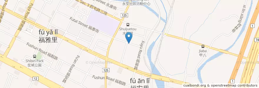 Mapa de ubicacion de 西屯區 en تايوان, تاي شانغ, 西屯區.