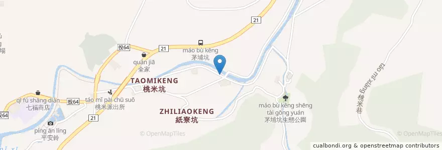 Mapa de ubicacion de 自行車休息亭 en 臺灣, 臺灣省, 南投縣, 埔里鎮.