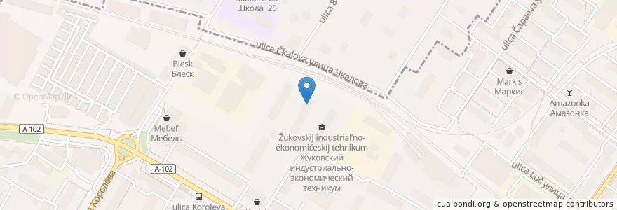 Mapa de ubicacion de Судебный участок № 53 en Rusland, Centraal Federaal District, Oblast Moskou, Раменский Городской Округ.