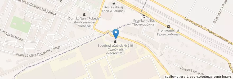 Mapa de ubicacion de Судебный участок № 312 en Rusia, Distrito Federal Central, Óblast De Moscú, Раменский Городской Округ.