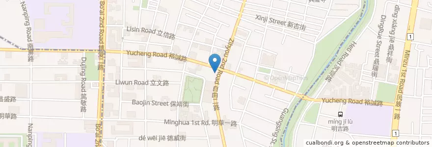 Mapa de ubicacion de Mos Burger en Taiwan, Kaohsiung, 左營區.