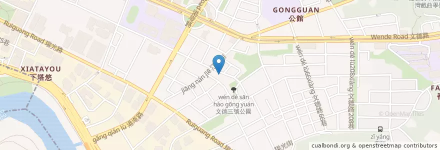 Mapa de ubicacion de 素食之家 en Taiwan, 新北市, Taipé, 內湖區.