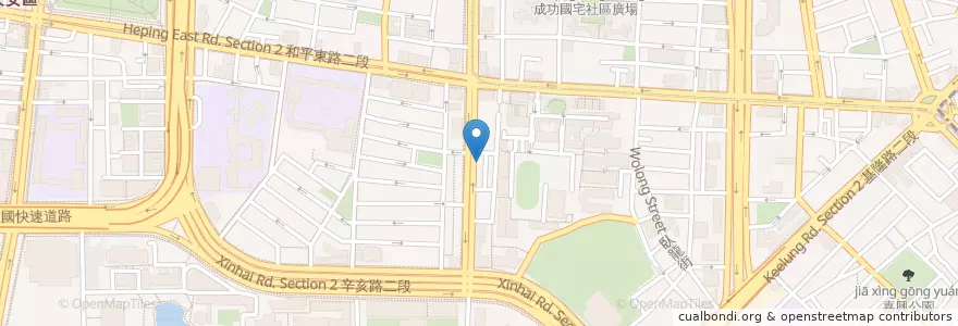 Mapa de ubicacion de MONO CAFE en تايوان, تايبيه الجديدة, تايبيه, 大安區.