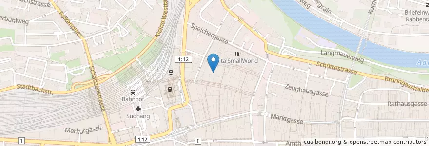 Mapa de ubicacion de Coop Restaurant en スイス, ベルン, Verwaltungsregion Bern-Mittelland, Verwaltungskreis Bern-Mittelland, Bern.