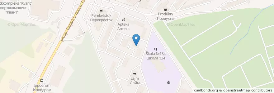 Mapa de ubicacion de Каратэ-Суши en Rusia, Приволжский Федеральный Округ, Óblast De Nizhni Nóvgorod, Городской Округ Нижний Новгород.