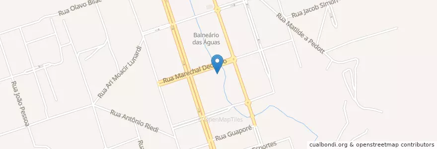 Mapa de ubicacion de Quilombo en البَرَازِيل, المنطقة الجنوبية, سانتا كاتارينا, Região Geográfica Intermediária De Chapecó, Microrregião De Chapecó, Quilombo.