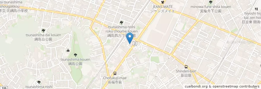 Mapa de ubicacion de Barmian en ژاپن, 神奈川県, 横浜市, 港北区.