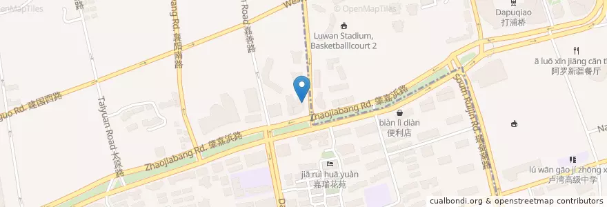Mapa de ubicacion de Costa en 中国, 上海市, 徐匯区.
