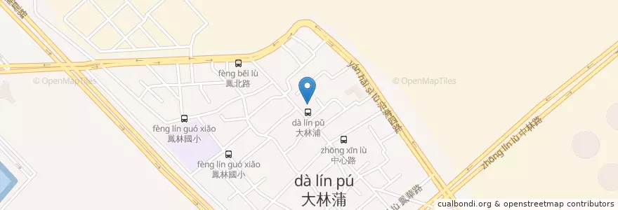 Mapa de ubicacion de 大林分隊 en 臺灣, 高雄市, 小港區.