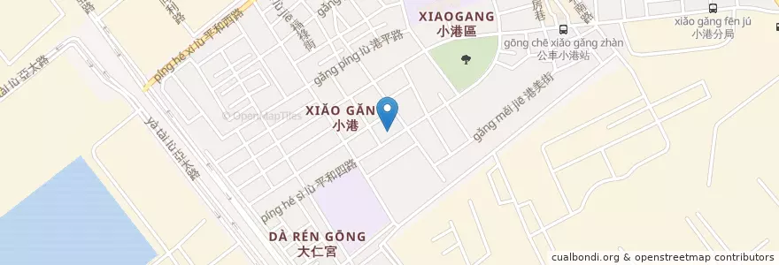 Mapa de ubicacion de 小港分隊 en Тайвань, Гаосюн, 小港區.
