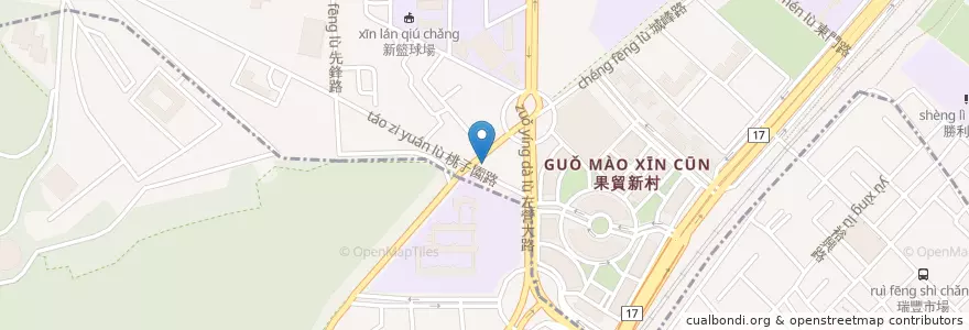 Mapa de ubicacion de 左營分隊 en 臺灣, 高雄市.