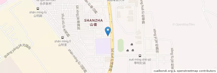 Mapa de ubicacion de 高桂分隊 en Tayvan, Kaohsiung, 小港區.