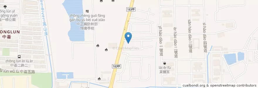 Mapa de ubicacion de 鳳祥分隊 en تايوان, كاوهسيونغ, 鳳山區.
