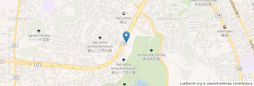 Mapa de ubicacion de Sushiro en Japan, Kanagawa Prefecture, Yokohama, Tsurumi Ward.