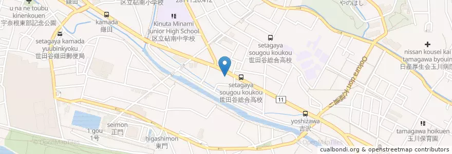Mapa de ubicacion de ENEOS en 日本, 东京都/東京都, 世田谷区.