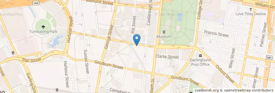 Mapa de ubicacion de Shark Hotel en 澳大利亚, 新南威尔士州, Council Of The City Of Sydney, Sydney.