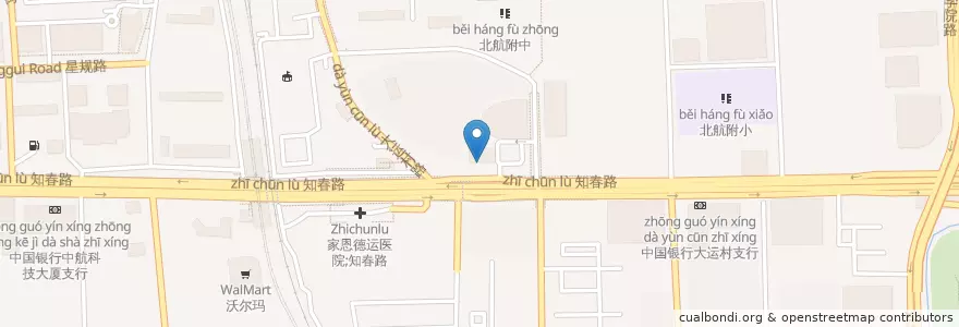 Mapa de ubicacion de 招商银行 en Cina, Pechino, Hebei, 海淀区.