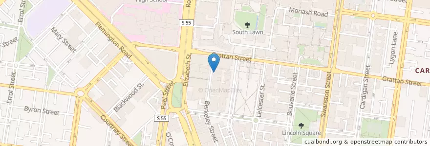 Mapa de ubicacion de Haymarket Cafe en Австралия, Виктория, City Of Melbourne.
