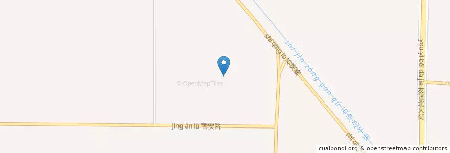 Mapa de ubicacion de 新华区 en Cina, Hebei, 石家庄市, 新华区, 天苑街道.