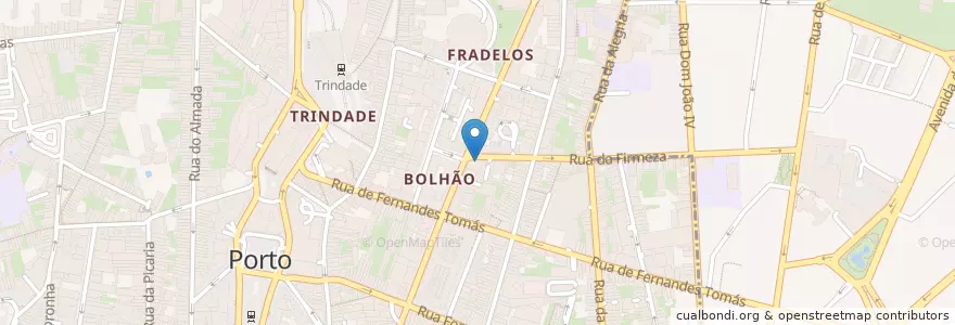 Mapa de ubicacion de Sinatra's en 포르투갈, 노르트 지방, Área Metropolitana Do Porto, 포르투, Porto, Cedofeita, Santo Ildefonso, Sé, Miragaia, São Nicolau E Vitória.