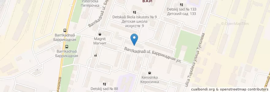 Mapa de ubicacion de Реальная школа en Russia, Distretto Federale Centrale, Oblast' Di Voronež, Городской Округ Воронеж.
