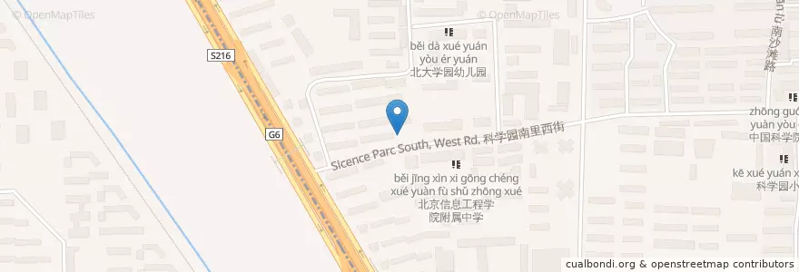 Mapa de ubicacion de 乡巴佬拉面 en China, Pequim, Hebei, 朝阳区 / Chaoyang.