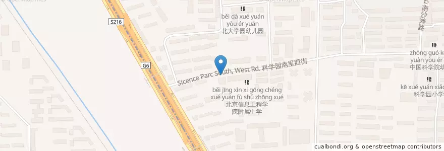 Mapa de ubicacion de 恒天世纪彩印公司 en 中国, 北京市, 河北省, 朝阳区 / Chaoyang.