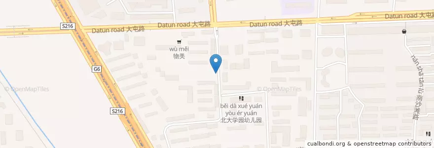 Mapa de ubicacion de 好前程饺子馆 en China, Pekín, Hebei, 朝阳区 / Chaoyang.