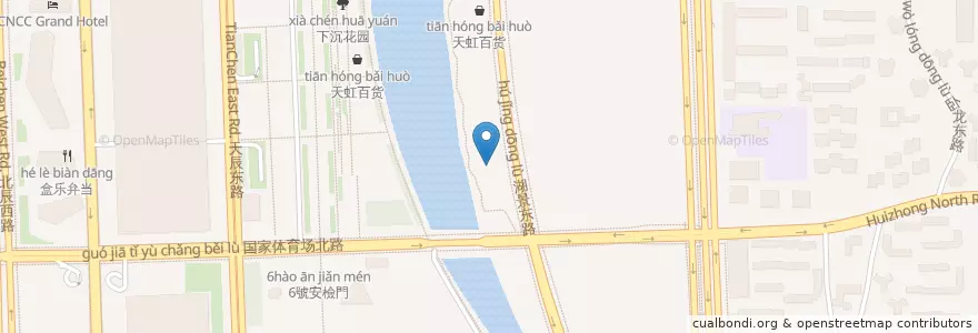 Mapa de ubicacion de 思味浓咖喱屋 en 중국, 베이징시, 허베이성, 朝阳区 / Chaoyang.
