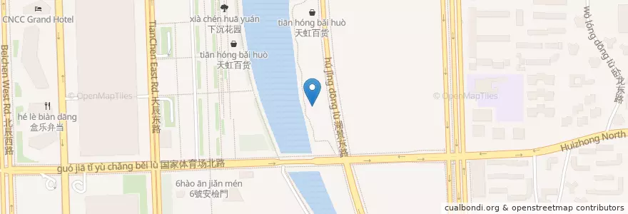 Mapa de ubicacion de 品奇比萨 en China, Pekín, Hebei, 朝阳区 / Chaoyang.