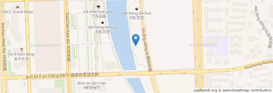 Mapa de ubicacion de 泡泡火锅 en 中国, 北京市, 河北省, 朝阳区 / Chaoyang.