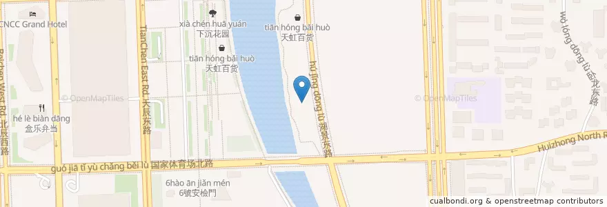 Mapa de ubicacion de 纽约客美式餐厅 en 中国, 北京市, 河北省, 朝阳区 / Chaoyang.
