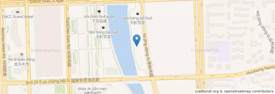 Mapa de ubicacion de 拿渡麻辣香锅 en China, Pekín, Hebei, 朝阳区 / Chaoyang.