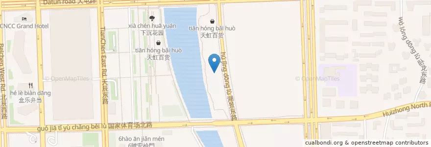 Mapa de ubicacion de 东方饺子王 en China, Pequim, Hebei, 朝阳区 / Chaoyang.