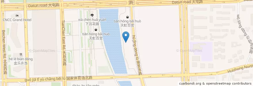 Mapa de ubicacion de 利易法式铁板主题餐厅 en China, Pekín, Hebei, 朝阳区 / Chaoyang.