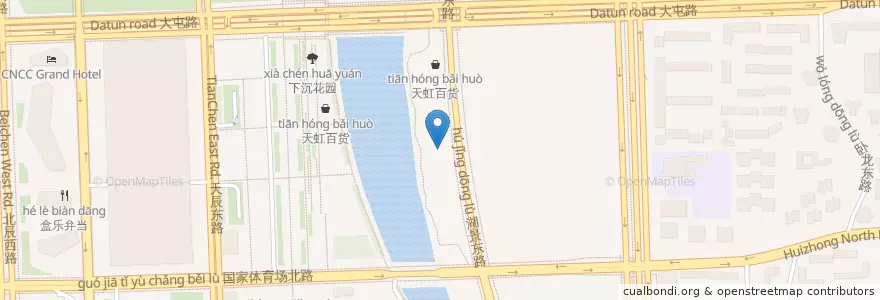 Mapa de ubicacion de 护国寺小吃店 en China, Beijing, Hebei, Chaoyang District.