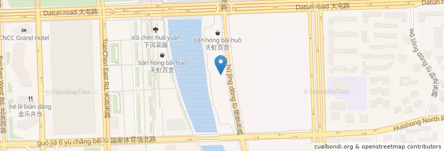 Mapa de ubicacion de 香妃烤鸡 en China, Pekín, Hebei, 朝阳区 / Chaoyang.