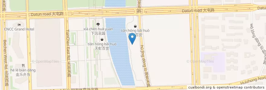 Mapa de ubicacion de 赛百味 en 中国, 北京市, 河北省, 朝阳区 / Chaoyang.