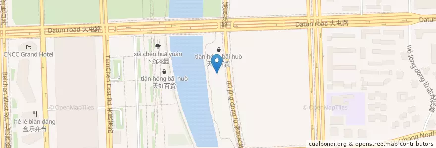 Mapa de ubicacion de 北京农商银行 en China, Peking, Hebei, 朝阳区 / Chaoyang.