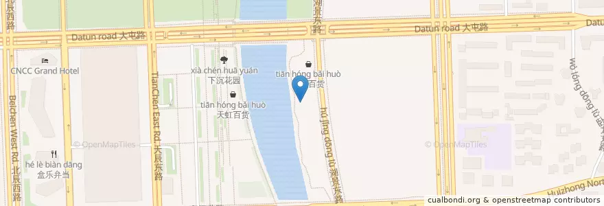 Mapa de ubicacion de 全面金典 en China, Pequim, Hebei, 朝阳区 / Chaoyang.