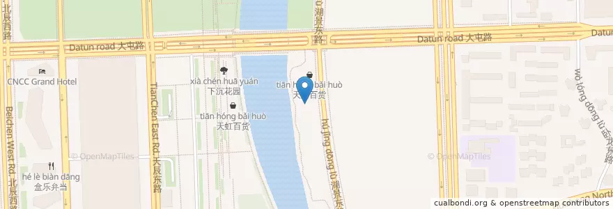 Mapa de ubicacion de 合利屋 en China, Pequim, Hebei, 朝阳区 / Chaoyang.