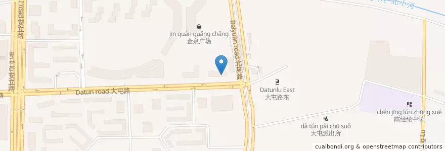 Mapa de ubicacion de 桂林米粉 en China, Pequim, Hebei, 朝阳区 / Chaoyang.