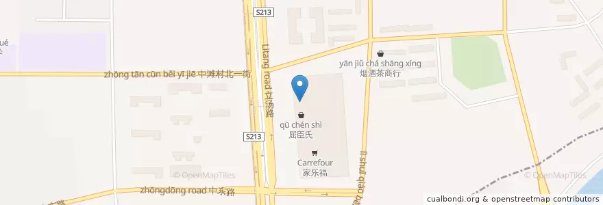 Mapa de ubicacion de 康师傅私房牛肉面 en Cina, Pechino, Hebei, 昌平区.