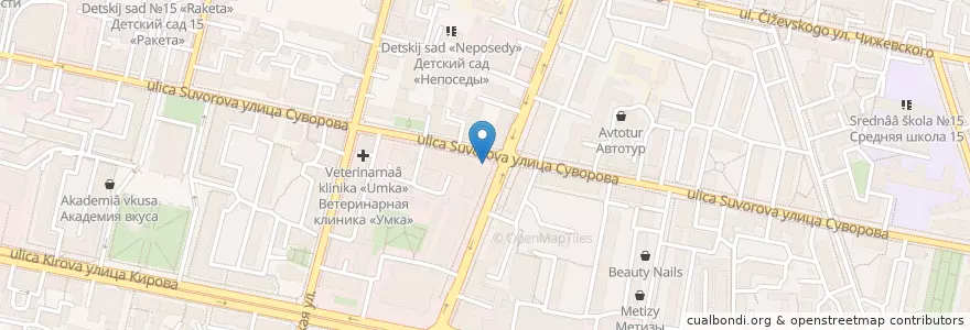 Mapa de ubicacion de Уличная библиотека en ロシア, 中央連邦管区, カルーガ州, Городской Округ Калуга.