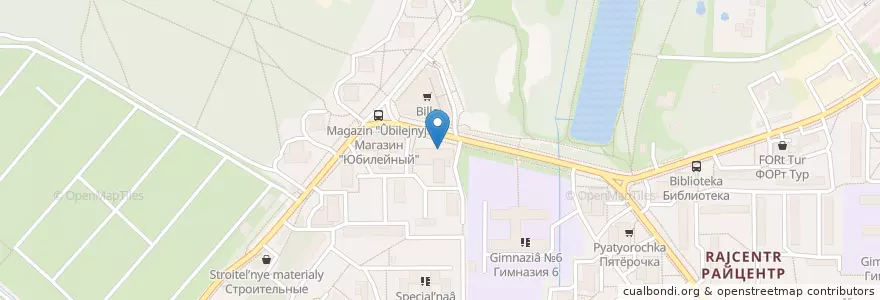 Mapa de ubicacion de Бинбанк en روسيا, Центральный Федеральный Округ, محافظة موسكو, Городской Округ Красногорск.