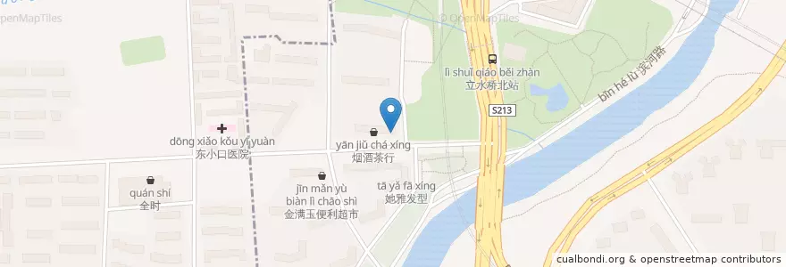 Mapa de ubicacion de 平价药店 en China, Peking, Hebei, 朝阳区 / Chaoyang.