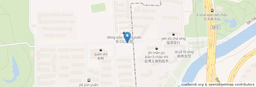 Mapa de ubicacion de 聚隆缘烤吧 en 중국, 베이징시, 허베이성, 朝阳区 / Chaoyang.