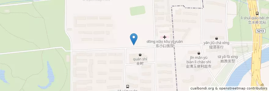 Mapa de ubicacion de 京味炒菜烤鸭 en 中国, 北京市, 河北省.